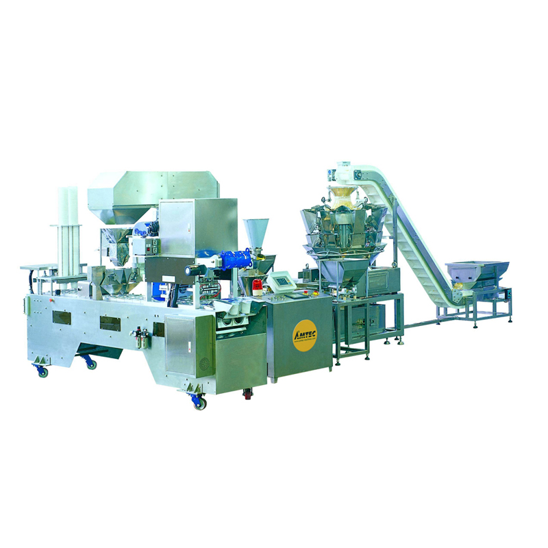 Zoom: CUP-FILLINGsystem Aut. Multilane cup/container filling/film sealing machine ML2-40