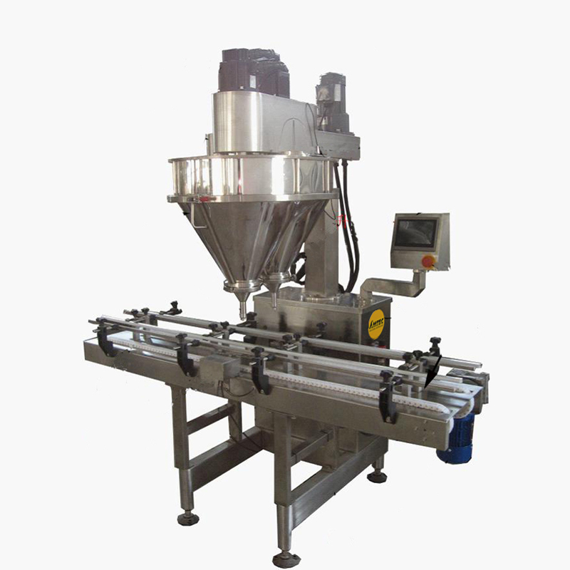 Zoom: FILLINGmachine Basic Automatic DUAL Linear Auger Filler 10-5000g separate weigher