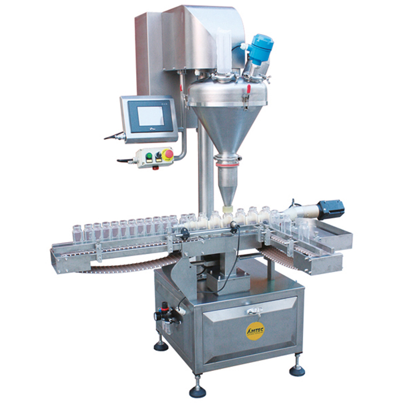 Zoom: FILLINGmachine Fully Automatic straight transport single Auger Filler 10-500g
