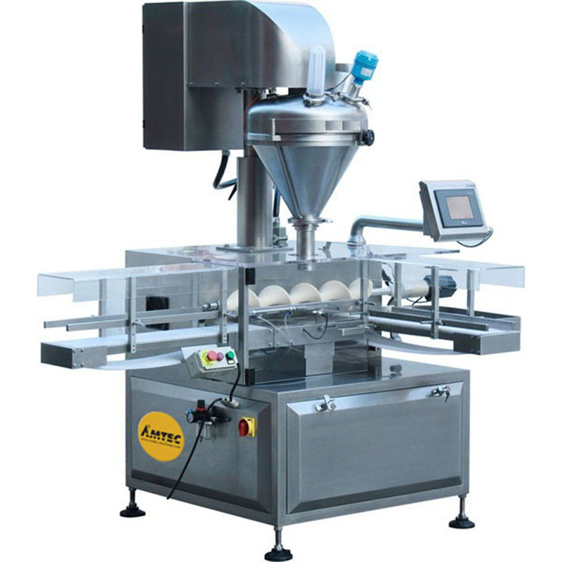 Zoom: FILLINGmachine Fully Automatic straight transport single Auger Filler 10-1500g