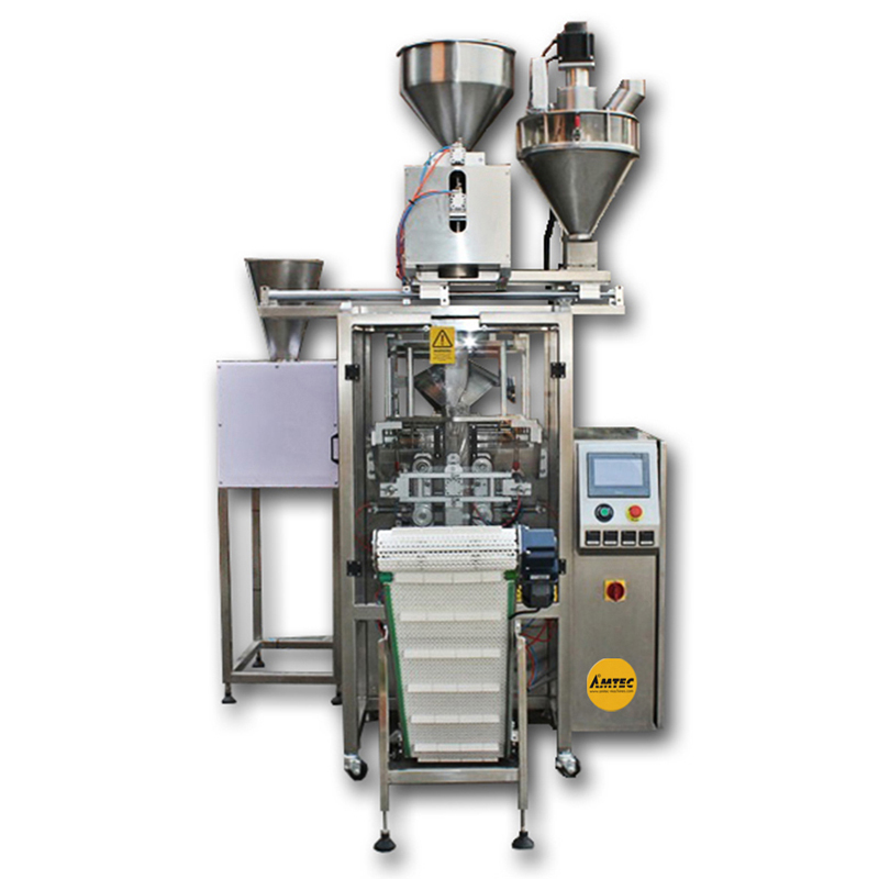 Zoom: VERTIwrap Multi-Feed-Coffee-Packaging System (Auger- AND Volume-Dosing)